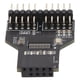 thumbnail image 3 of 1 9 pin USB divisor 9 pin A dual 9 pin en la línea conector USB2.0 Hurbra 1 A 2 Cable de Extensión de 0.3 Metro de 0.3 Metros USB Cabezal de Encabezado, 3 of 7