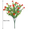 thumbnail image 2 of Ramo de flores artificiales con hojas Simulación Decoración floral Oficina en casa Flor falsa de plástico 6 piezas Kearding HA8866-00B, 2 of 6