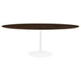 thumbnail image 2 of Modway Lippa 78" Oval Wood Grain Dining Table in White Cherry Walnut, 2 of 7