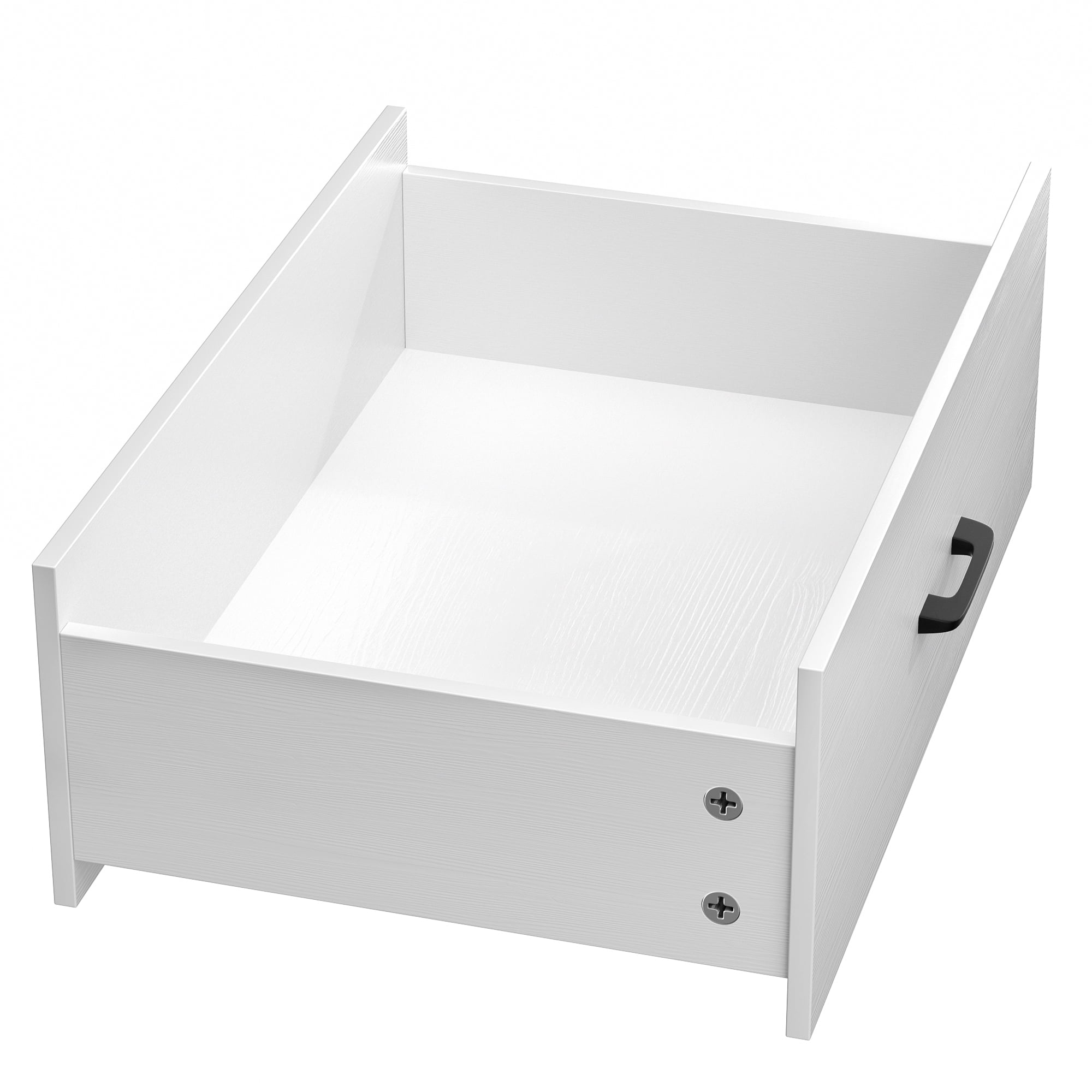 Slevoo 47.3"Chest of Dressers 6 Drawers for Bedroom, Living Room, Hallway, Steel Wood Frame, White