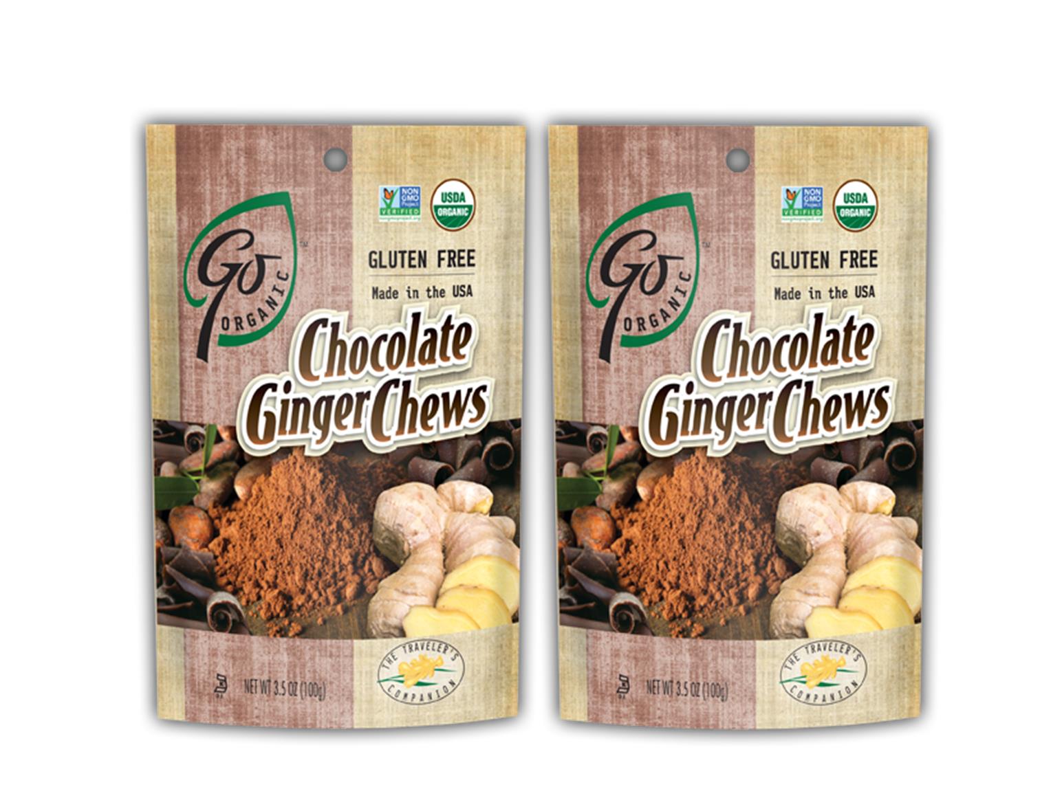 ORGANIC Candies Chocolate Ginger Chews 7 oz.