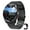 Black Steel Belt, variant on bluetooth-calling-smart-watch