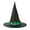 Green, variant on SHUNSUI Halloween Witch Headdress Hat for Adults and Kids Party Accessory One Size