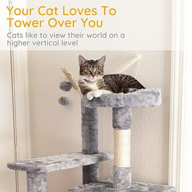 Kitten top climbing tower