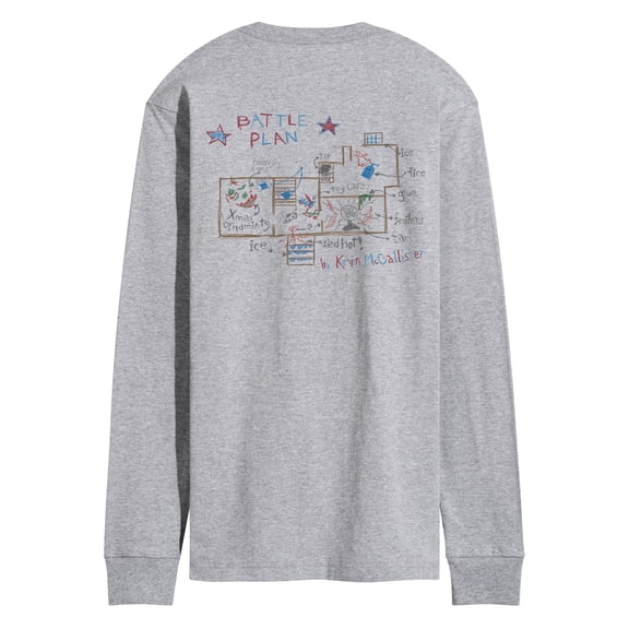 Home Alone - Ha Battle Plan - Men's Long Sleeve Graphic T-Shirt