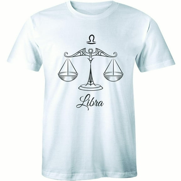 Libra Scrape Zodiac Sign Astrological Astrology Scales Men's Tee Shirt