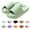 Green, variant on Pillow Slippers for Women and Men, Cloud Slides Shower Sandals House Shoes, Comfy and Cushioned Thick Sole