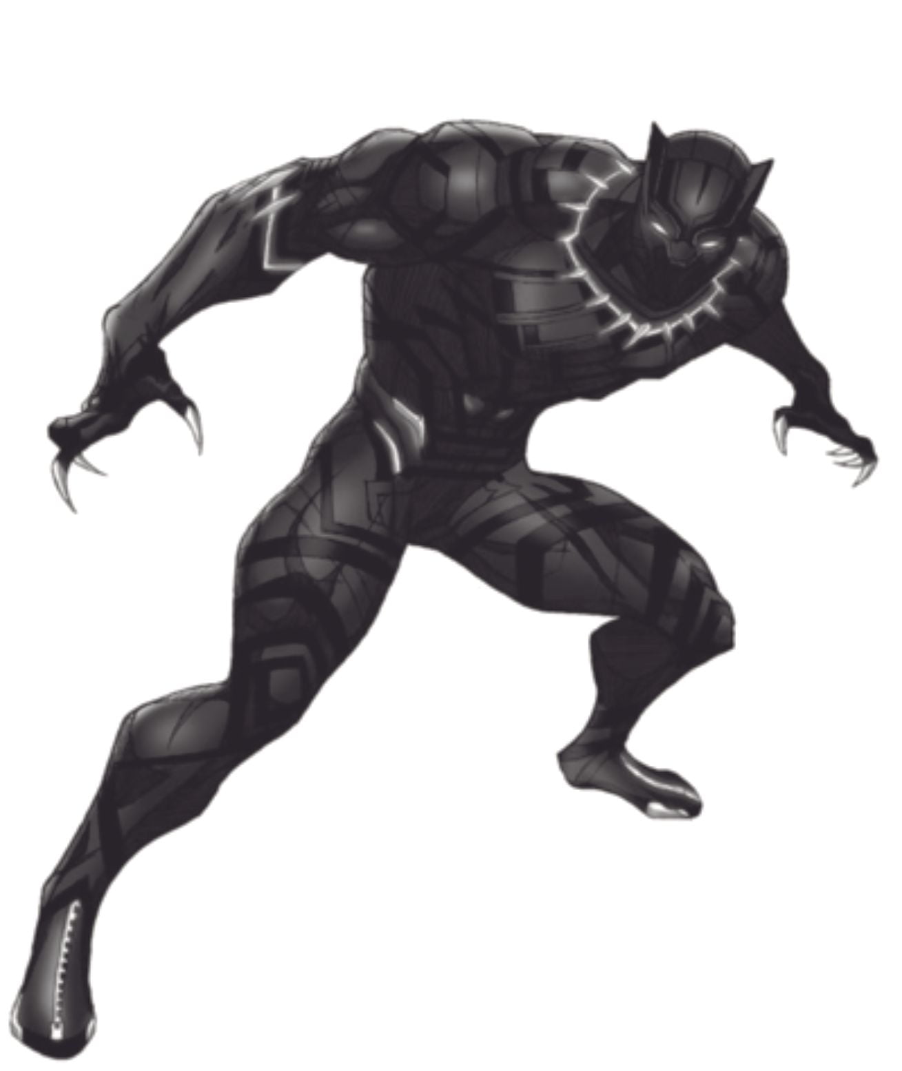 Black Panther Marvel Cartoon Character Wall Art Vinyl ...