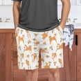 thumbnail image 7 of FREEAMG Cute Shiba Inu Dog Men's Pajama Pants Shorts Sleepwear Lounge Pajama Bottoms, 7 of 7