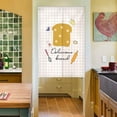 thumbnail image 1 of Cortina comercial de media hoja para mampara de cocina y puerta de baño, 70 x 150 cm, tela de lino y algodón, resistente a la decoloración y al encogimiento, transpirable y duradera para, 1 of 2