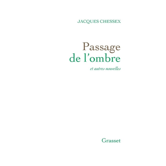 Passage de L Ombre, (Paperback)