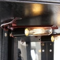 thumbnail image 3 of PORKISS Lighted 3-Side Glass Display Curio Cabinet with Tempered Glass Doors and Shelves, China Cabinet Wood Corner Cabinet with Bulb, Corner Curio Storage Rack for Bar, Liquor Storage, Black, 3 of 11