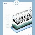 thumbnail image 3 of LS01 Custom Mechanical Keyboard Kit Hot-Swappable Bluetooth 2.4G Wireless RGB Backlit Gasket Structure Keyboard 3-Mod, 3 of 5