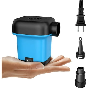 QPAU Electric Air Pump, Quick-Fill Air Pump for Air Bed Mattress Inflatable Couch Sofa & Cushion Pool Float, Dual Universal Deflator & Inflator Pump for Indoor Homeuse (110V AC 120W)
