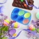 thumbnail image 5 of Molde de silicona, 4 piezas de huevo de Pascua, molde de silicona para pastel, herramienta para hornear, confiabilidad excepcional, 5 of 8