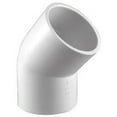 thumbnail image 1 of Charlotte Pipe &amp; Foundry PVC023091700 3 in. Schedule 40 PVC 45 deg Elbow, 1 of 4