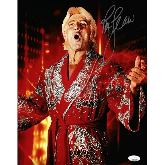 Ric Flair Autographed 11x14 Photo JSA 203591