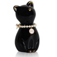 thumbnail image 1 of Urna para gatos DidiBirdi, cerámica elegante, para cremación, 7 kg, con collar, 1 of 9