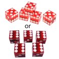 thumbnail image 1 of CHUANK Precision Dice 19mm Acrylic Transparent six Sided Casino for Sharp Straight Cor, 1 of 16
