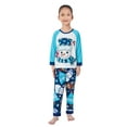 thumbnail image 4 of Votuleazi Christmas Pajamas for Family, Long Sleeve Snowman Print Tops + Pants Set Sleepwear Loungewear, 4 of 9