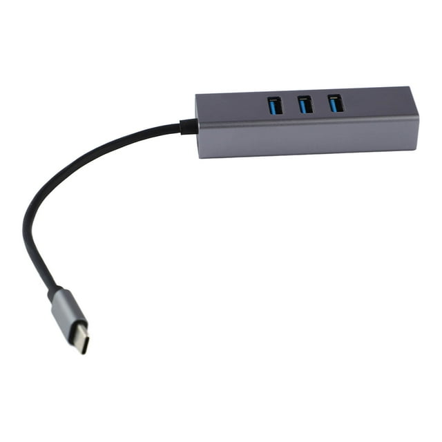 USB 3.0 Hub, Professionnel Multi USB Port Expander Transfert de Données Rapide Alliage d'Aluminium pour Bureau pour Mobile HDD pour Ordinateur Portable