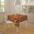 thumbnail image 4 of Zufioo Dachshund And Ball Print Square Decorative Tablecloth, Wrinkle-resistant, Waterproof and Oil-resistant Tablecloth Coffee Table Cloth, Suitable for Restaurants-60"x60", 4 of 8