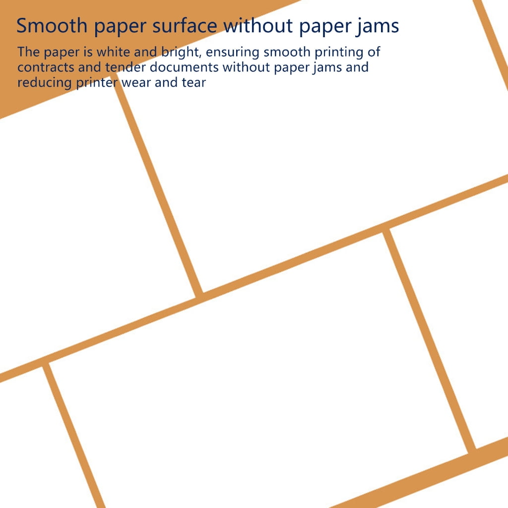 500 Sheets Professional A4 Copy Printer Paper Standard Size 297x210mm Printer Paper Multipurpose Printer Paper White