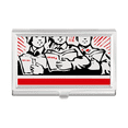 thumbnail image 1 of Worker Peasant Soldier Red China Business Card Holder Case Pocket Box Wallet, 1 of 3