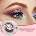IUSOULZ Reusable Self Adhesive Eyelashes Without Glue Natural False