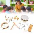 thumbnail image 3 of Juego de instrumentos Orff de Madera natural ANGGREK Respetuoso Con el Medio ambiente Para Preescolar, 3 of 7