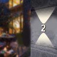 thumbnail image 1 of Teissuly Outdoor Waterproof LED Wall Lamp 0-9 Digital Lamp Exterior Wall Decoration Gate Courtyard Door Number Lamp Outdoor Garden Porch Wall Lamp Teissuly WER202401221022, 1 of 8