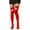 Red, variant on Prolriy Thigh High Socks for Women Love Valentine'S Women Costume Party Girls Accessories Socks Prints Day Socks Heart Socks Womens Socks Black One Size