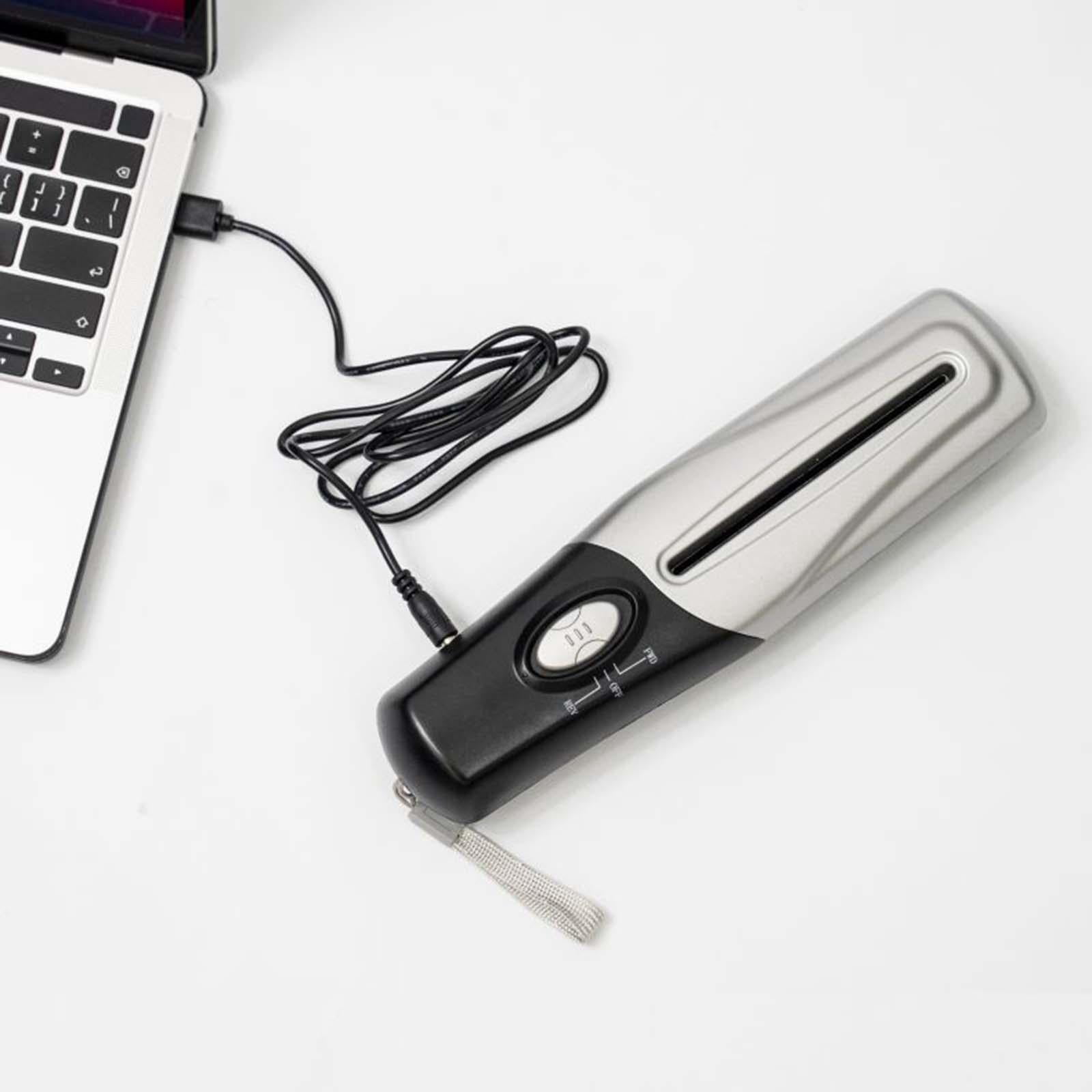 VONKY Handheld Paper Shredder Straight Desktop Cut for Bills Paper