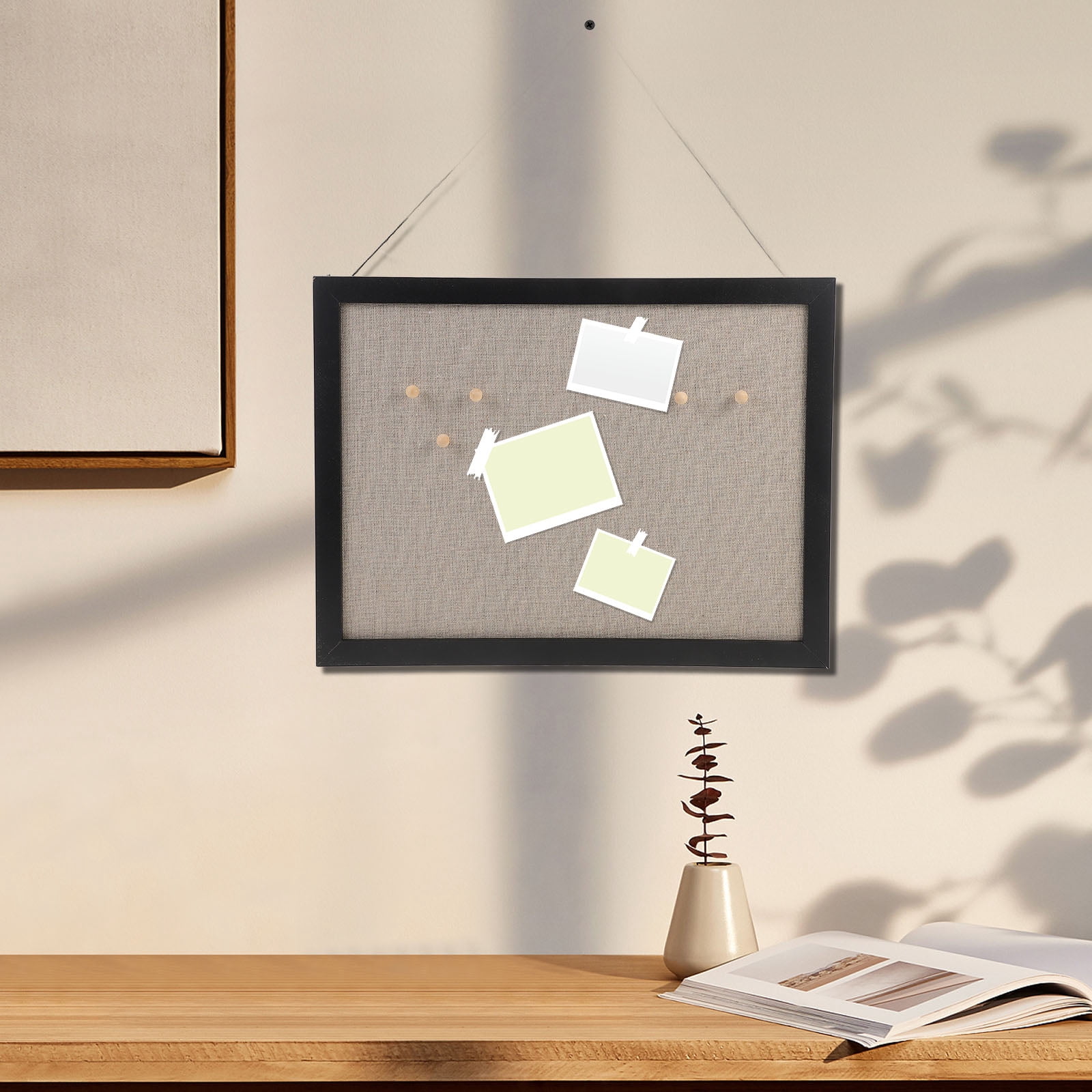 Worgeous 1 Set Blank Cork Board Message Board Framed Cork Board Notice Bulletin Board