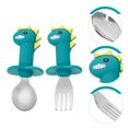 thumbnail image 3 of ACDANC 2026 New Baby Learning Spoon for Kids Made From Safe Silicone and Stainless Steel Black Cartoon Design Kids Spoons for Feeding, Self-Learning, Toddlers, Baby Meals, Home Use, 3 of 7