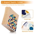 thumbnail image 5 of Yayeee Napkin Holder for Table Kitchen Paper Tissue Organization, Colorful Clover Pattern, 5 of 8
