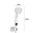 thumbnail image 3 of Steadline 4 Mode Intelligent Digital Display Shower Head with Temperature Reading - High Pressure Technology with Easy Installation and Universal 4-Point Interface Connection, 3 of 8