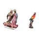 thumbnail image 5 of Letrero de mesa,Decoración de escritorio acrílica Rincón festivo Decoración del hogar,Figura de loro,Estatua de loro Escultura animal Figura de loro,Estatua de jardín coleccionable de, 5 of 8