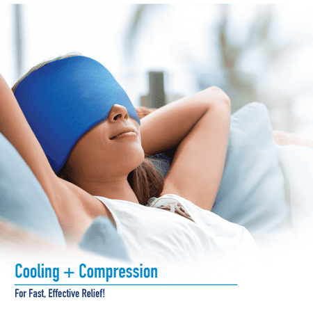 Miracle Headache Relief Cap, Cooling and Compression Relief for Headaches, 360 Degree Head Coverage