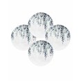 thumbnail image 7 of 15 Inch Round Placemats Set of 4, Blue Teal Eucalyptus Non Slip Heat Insulation PP Table Mats, Weeping Botanical Leaf Watercolor Washable Place Mats for Kitchen Dining Party Table Decor, 7 of 7