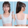 thumbnail image 4 of 5 PCS Padded Bras for Girls Comfy Seamless Bra U Back Thin Printed Cute Girls Underwear Bralette, Multi-Pack, L, 4 of 7
