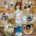 thumbnail image 4 of Funny Kids Aprons for Girls Boys Cute Horse Toddler Aprons for Cooking Baking Painting Crafting Art Gardening Little Helper Children Aprons with Adjustable Strap and Pockets, 4 of 5