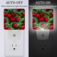 thumbnail image 2 of Cherry LED Square Night Lights: Energy-Efficient and Stylish Illumination Device for Bedrooms and Living Areas, Set of 2, 200 Characters., 2 of 6