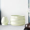thumbnail image 4 of Cuenco de cerámica BLESIY para matcha con soporte para batidor 12,5 cm x 7,6 cm 500 ml, 4 of 8