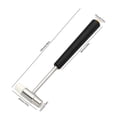 thumbnail image 1 of Lefu Small Hammer Repair Tool DIY Metal Rubber Hammer Double Head for Repair Watch, 1 of 9