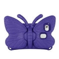 thumbnail image 2 of Decase Tablet Shell for Samsung Galaxy Tab A7 Lite 8.7" (2021) Kids Friendly EVA 3D Butterfly Wings Hybrid Shockproof Rugged Drop Proof Protection for Samsung Galaxy Tab A7 lite 8.7",(Purple), 2 of 2