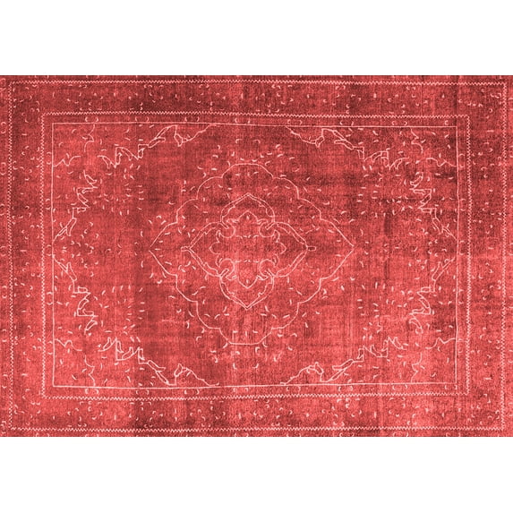 Ahgly Company Indoor Rectangle Persian Red Traditional Area Rugs, 8' x 10'