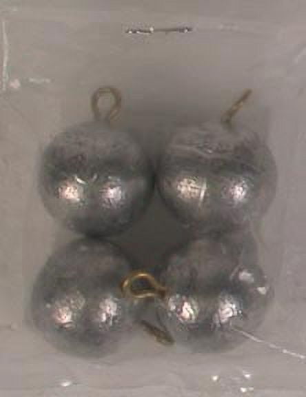 40) 1,2,3,4oz Cannonball Fishing Weight Combo (10 of each sinker) Free  Shipping