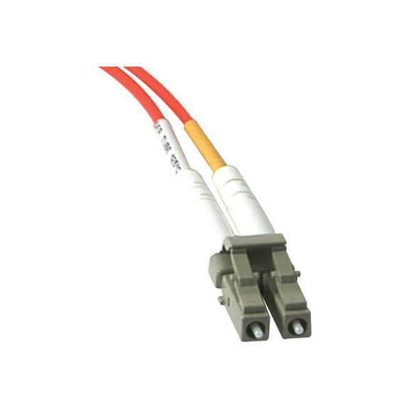 Multimode LC SC-62.5/125 Duplex Fiber Patch Cable with Clips-9.84 ft