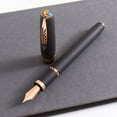thumbnail image 6 of Pineider Alchemist Stromboli Black Fountain Pen - Stainless Steel Nib, 6 of 8